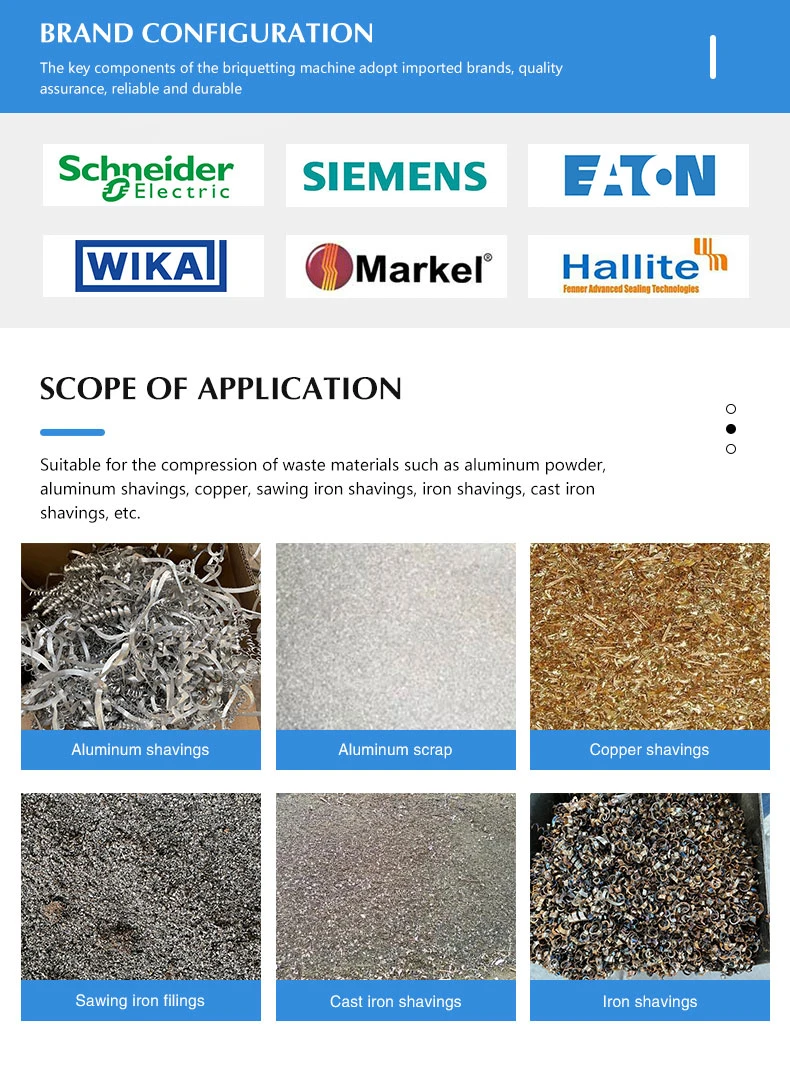 Industrial Metal Chip Briquetting